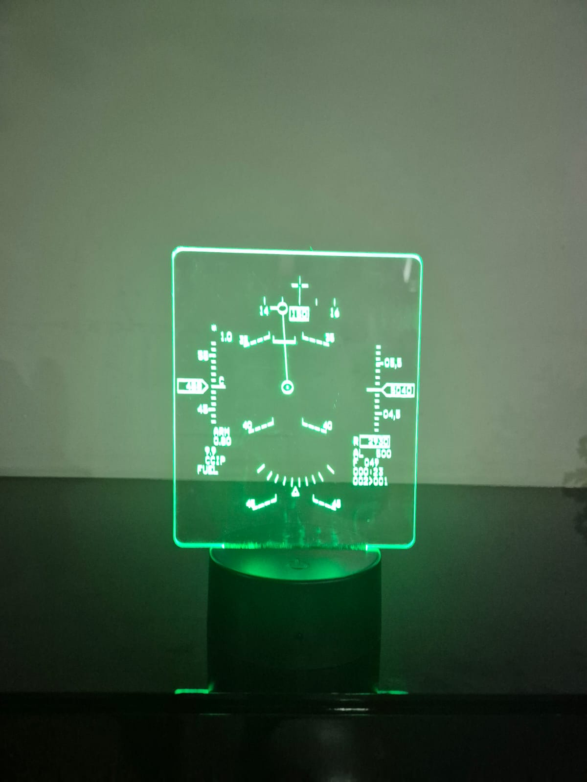 Luminária De Mesa Led Personalizada com 4 Displays Adicionais