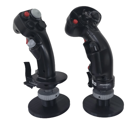 Base expositora grip Joystick Thrustmaster Warthog e Cougar