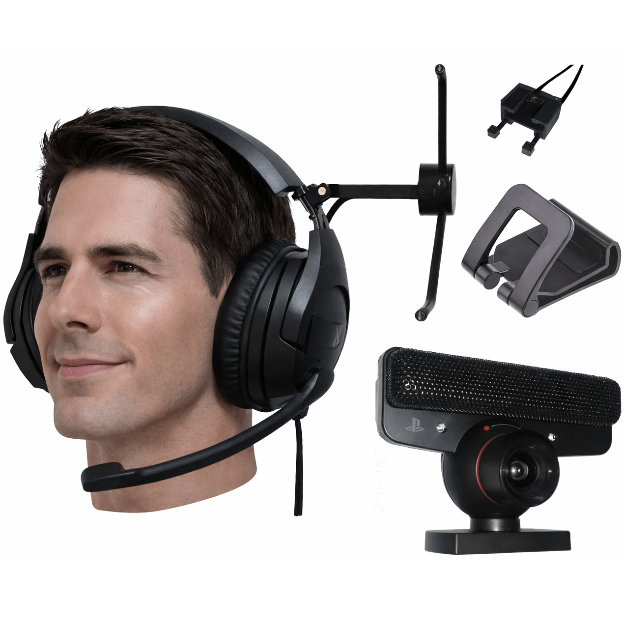KIT FreeTrack Track Clip Pro Head Tracker - Versão 2 - Led IR - Com Acessórios