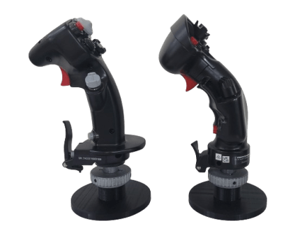 Base expositora grip Joystick Thrustmaster Warthog e Cougar