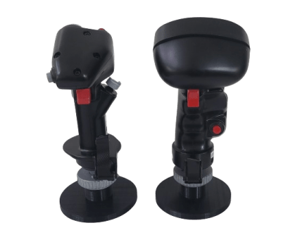 Base expositora grip Joystick Thrustmaster Warthog e Cougar