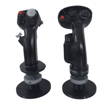 Base expositora grip Joystick Thrustmaster Warthog e Cougar