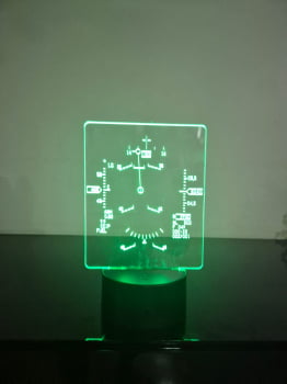 Luminária De Mesa Led Personalizada